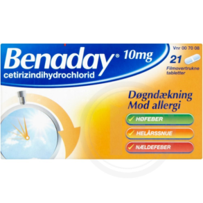 Benaday filmovertrukne tabletter  21 stk. (blister)
