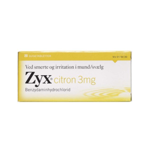 Zyx citron sugetabletter  20 stk. (blister)