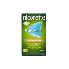 Nicorette Fruitmint medicinsk tyggegummi  30 stk. (blister)