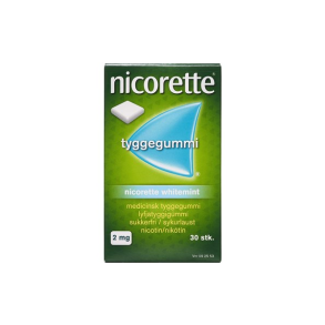 Nicorette Whitemint medicinsk tyggegummi  30 stk. (blister)