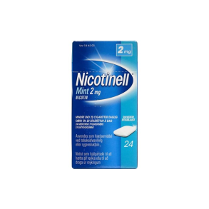 Nicotinell Mint medicinsk tyggegummi  24 stk. (blister)