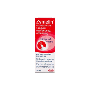 Zymelin ukonserveret n�sespray, opl�sning  10 ml