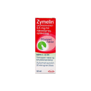 Zymelin Junior ukonserveret n�sespray, opl�sning  10 ml