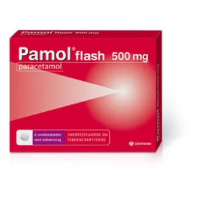 Pamol Flash 500 mg smelte tabl 8 stk.