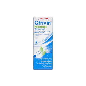 Otrivin Menthol ukonserveret n�sespray, opl�sning  10 ml