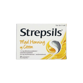Strepsils Honning & Citron sugetabletter  24 stk.