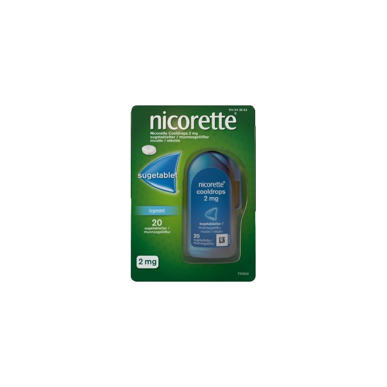 Nicorette Cooldrops sugetabletter  20 stk.