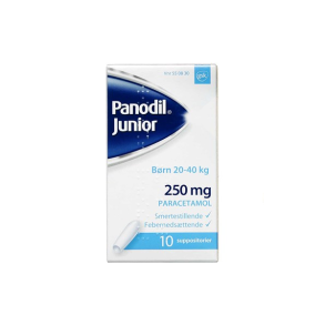 Panodil Junior suppositorier  10 stk.