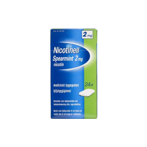 Nicotinell Spearmint medicinsk tyggegummi  24 stk. (blister)