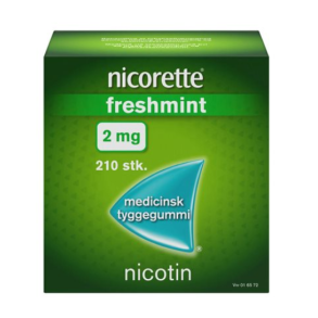 Nicorette Freshmint medicinsk tyggegummi  210 stk. (blister)