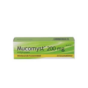 Mucomyst brusetabletter  25 stk.