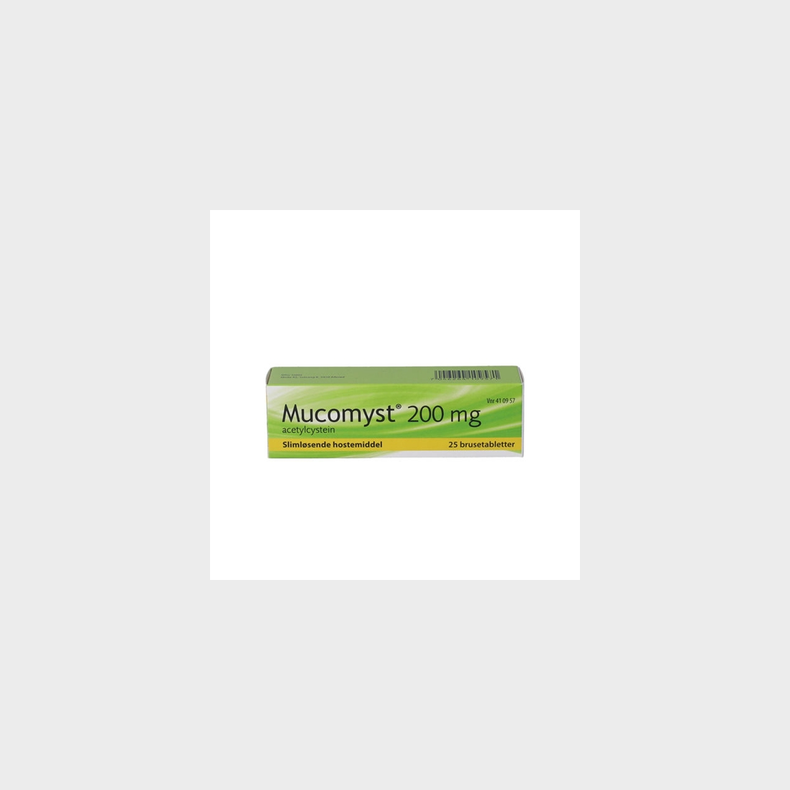 Mucomyst brusetabletter  25 stk.